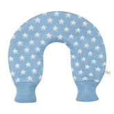 UMOI Nacken Wärmflasche 1.8 Liter mit kuschligem strickbezug mit Sternen